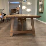 Wooden table in solid