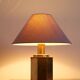 Octagonal brass lamp
