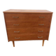 Vintage light oak chest of drawers