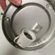 Large ceiling lamp in bubble glass by Nordisk Solar Denmark 1970-80s