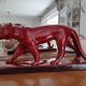 Red enameled panther