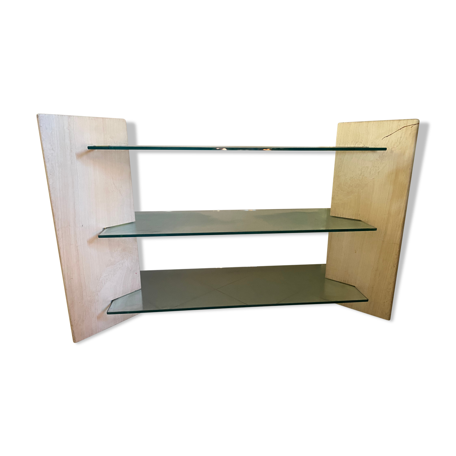 Travertine design shelf