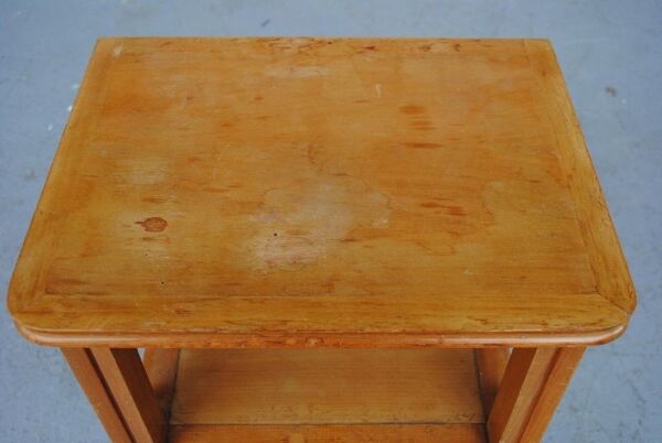 Chevet de chambre style 1940 merisier clair