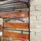 Coat rack, Scandinavian wall-mounted cloakroom in teak year 1970