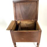 Wooden entrance chest stool