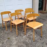 6 vintage Baumann chairs from the 80s