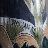 Marian Zawadzki "Oryx" Unique Floor Lamp, Tilgmans Ceramic, Sweden, Dated 1960