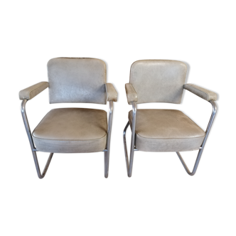 Pair of office chairs 60s