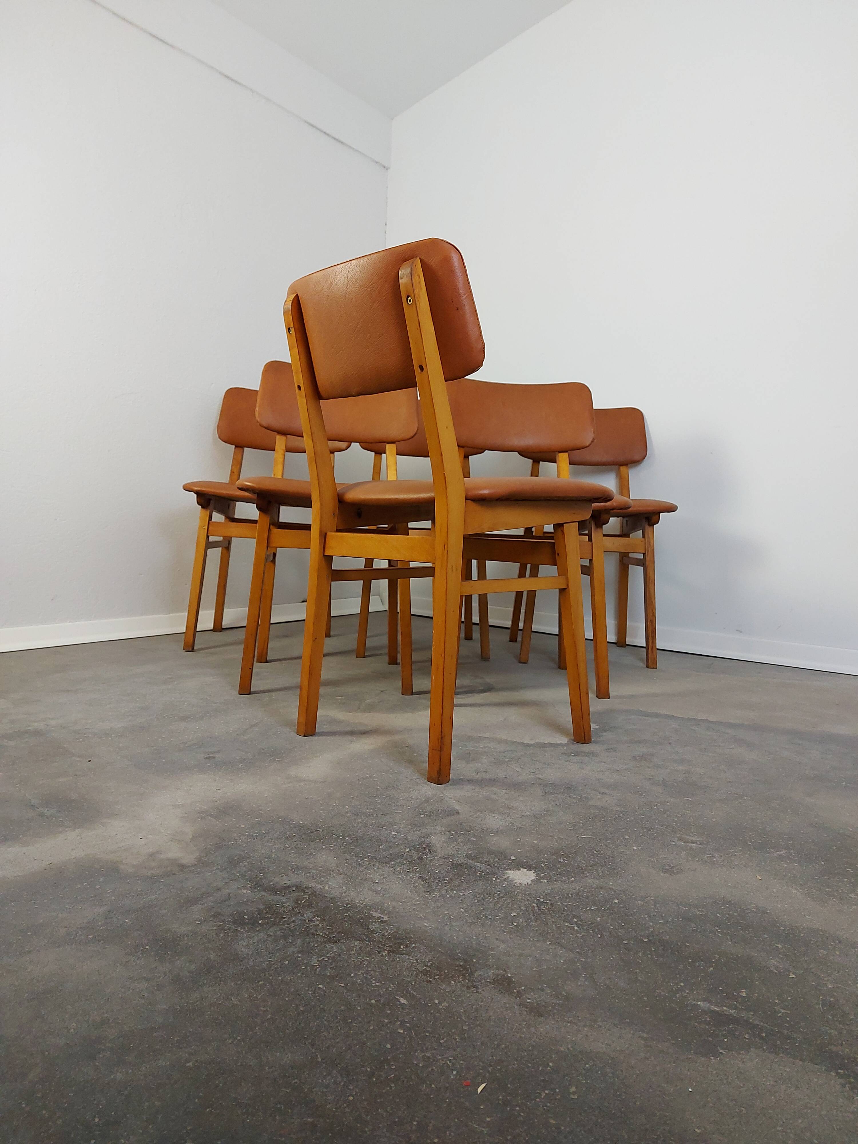 Dining Chair, 1970s, Set of 6