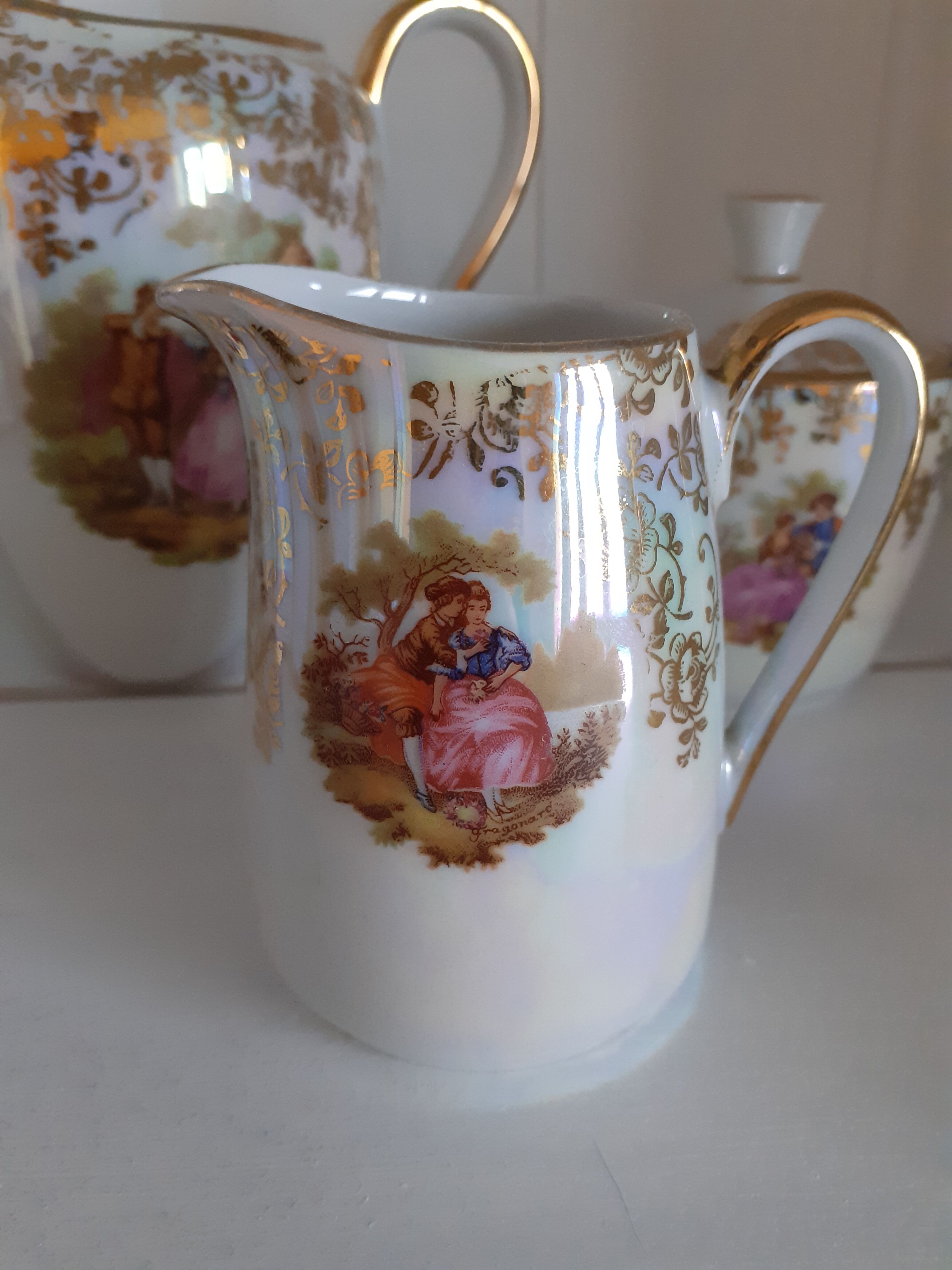 Porcelain coffee service