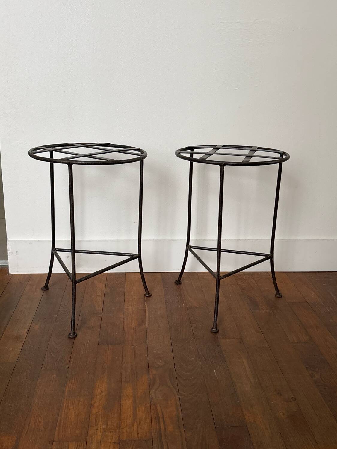 Wrought iron stool