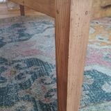 Solid oak farmhouse table 260x100