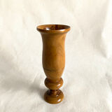 Vase Médicis en bois d'olivier