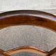 Antique flying chair in Restoration / Louis-Philippe style made of solid wood.