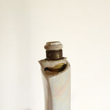 Large Verceram lamp in pearled and irired ceramic