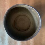 Art Nouveau pot cover in midnight blue ceramic, 1920