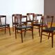 6 Danish Teak Chairs by Carl Ewent Ekstrom, 1960