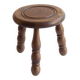 Tripod stool for wooden plant holder