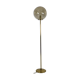 Iridescent glass brass globe lamppost