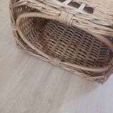 Vintage rattan beach chair