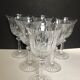 6 crystal water glasses from Saint Louis Tommy