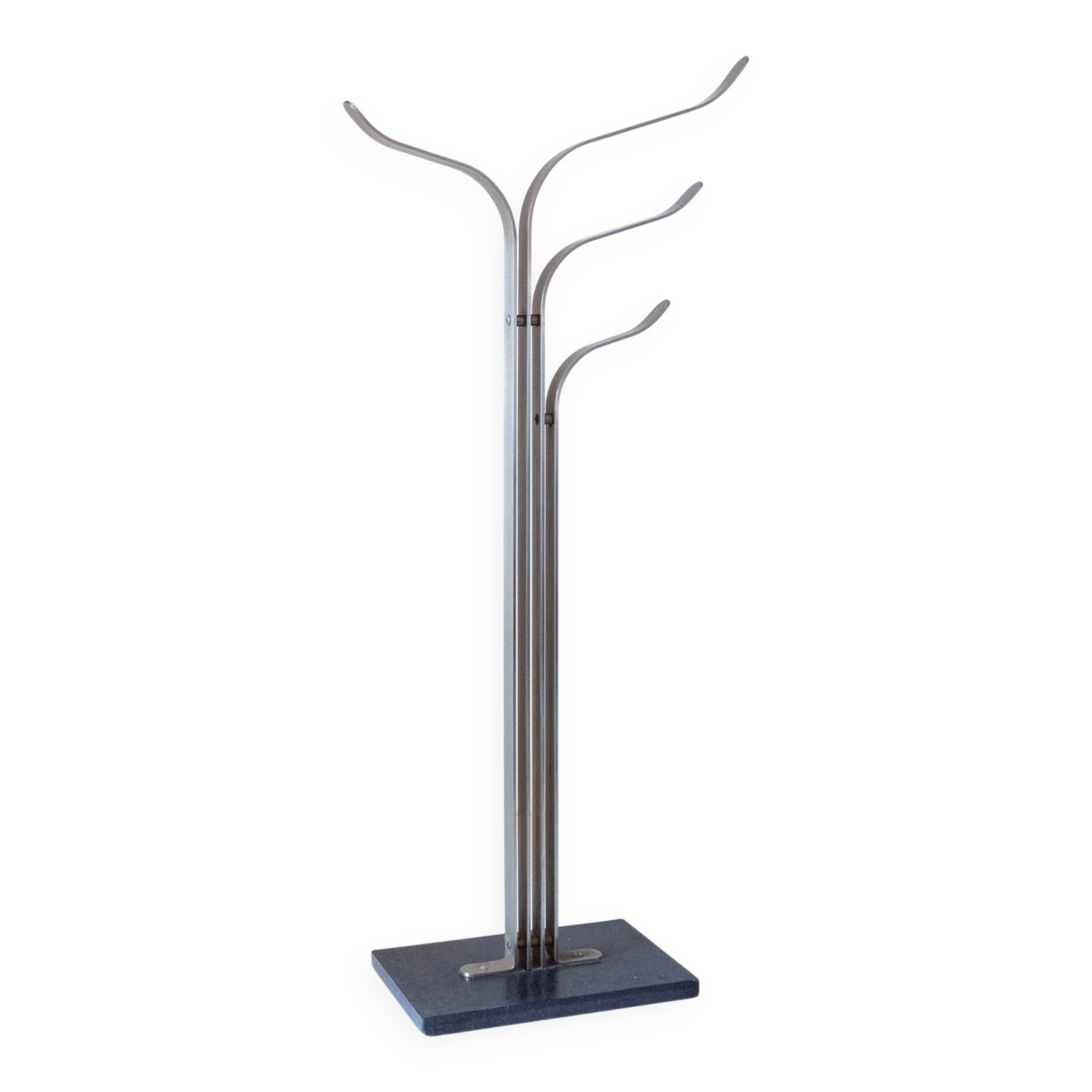 Midcentury modern sculptural Italian coat rack, Acerbis design
