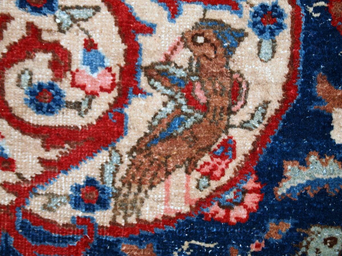 Tapis antique fait main Tabriz persan 190cm x 292cm (1920s)