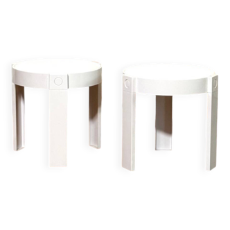 Paire de tables plastique
