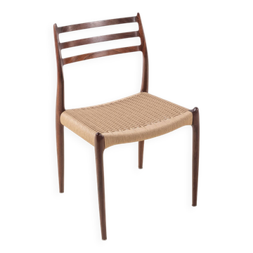 1x Niels Møller Chair Model 78 in Rosewood, 1960s Denmark