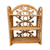 Étagère pliante en rotin peacock
