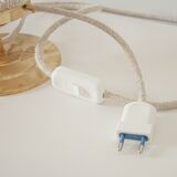 Vintage globe table lamp