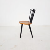 Vintage spindle back chair with round seating