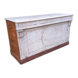19th century marble bakery counter