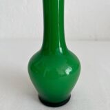 Vintage green opaline soliflore vase