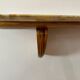 Italian Art Deco Console in Cherry Wood and Siena Marble by Paolo Buffa, 1940s