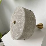 70s granite Perspex pendant light