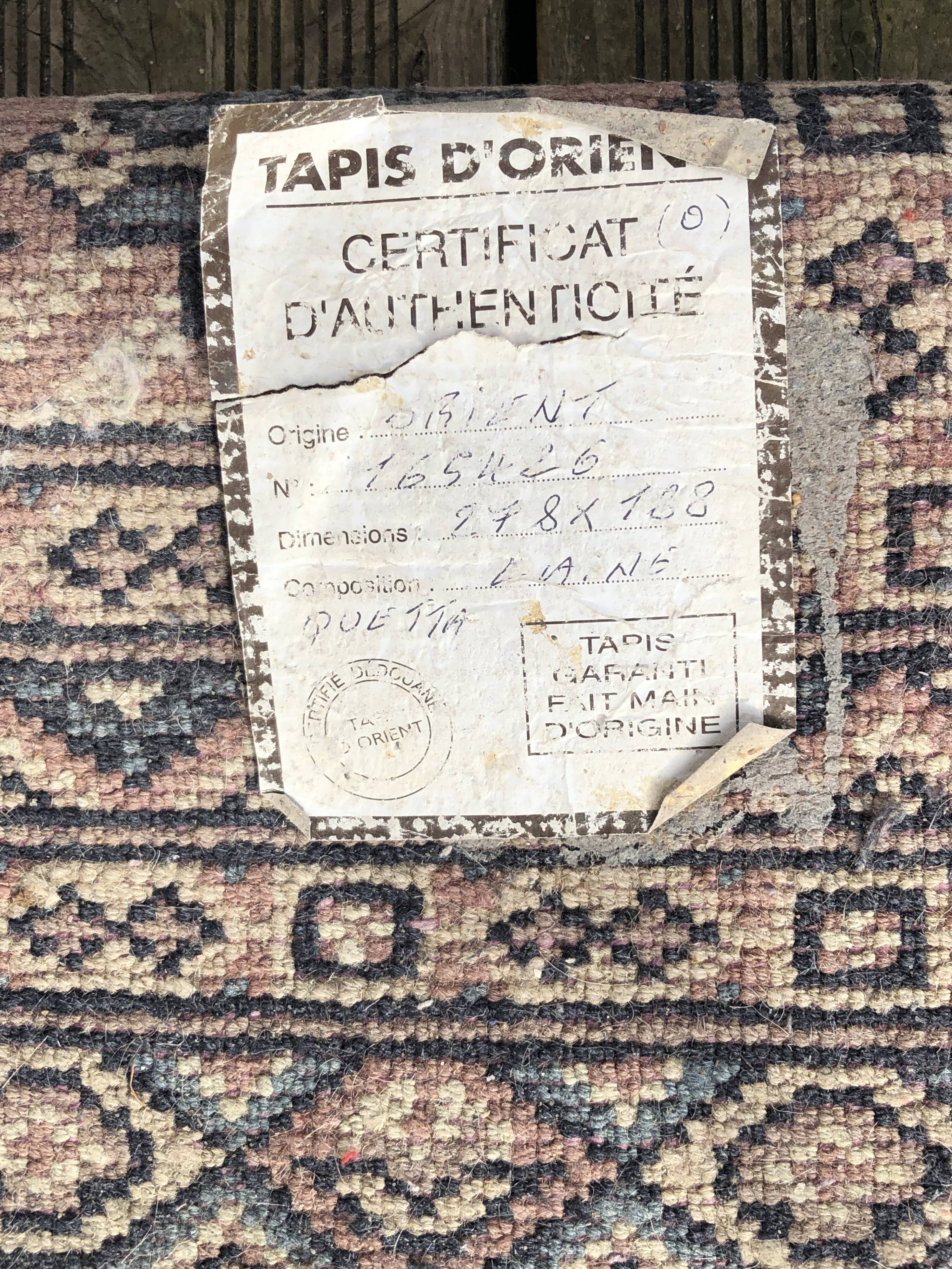 Carpet Iran pure wool and handmade, 280 x 188 cm