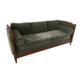 Antique velvet sofa