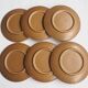 Set of 6 stoneware dessert plates