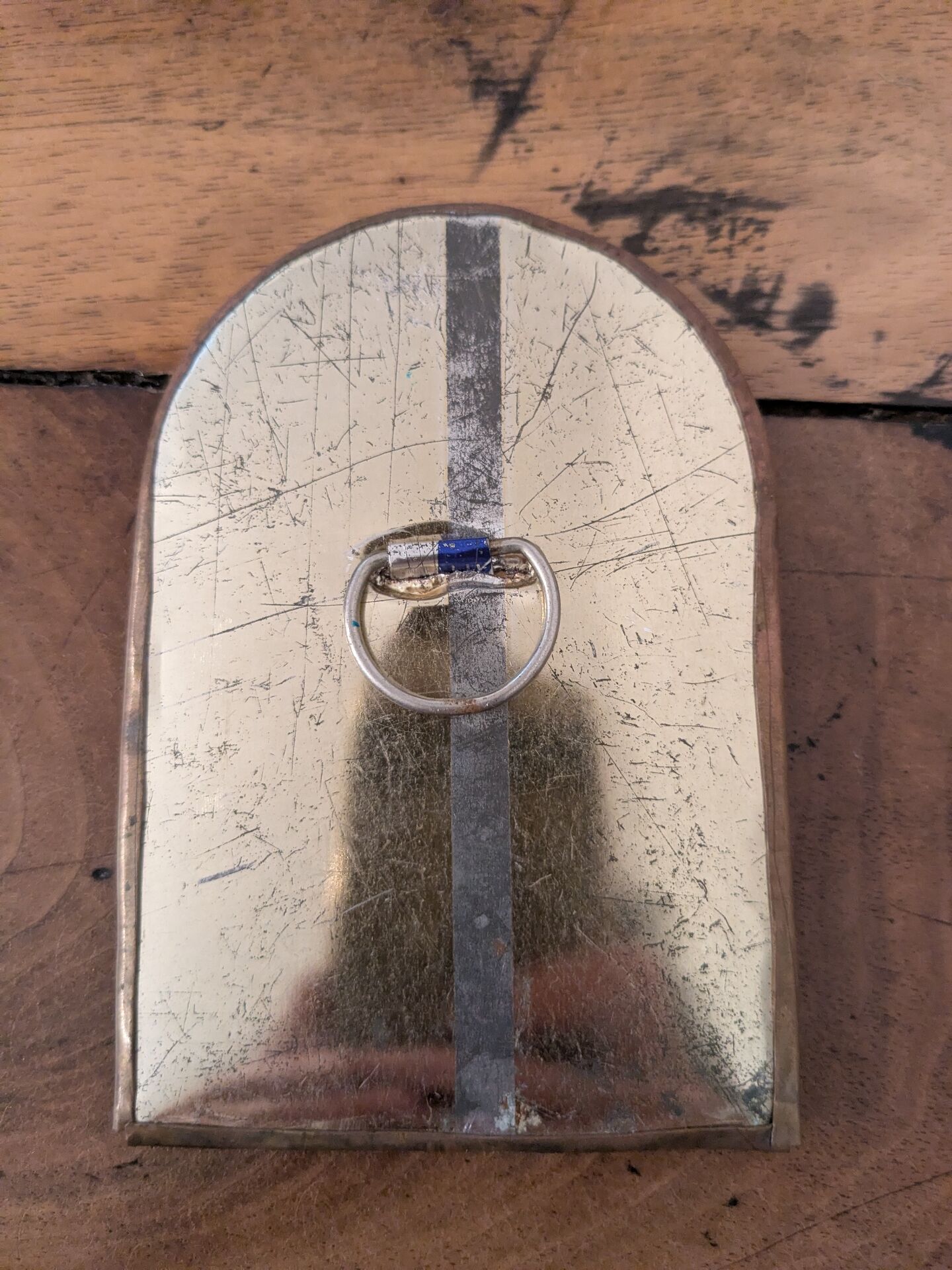 Petit miroir en laiton