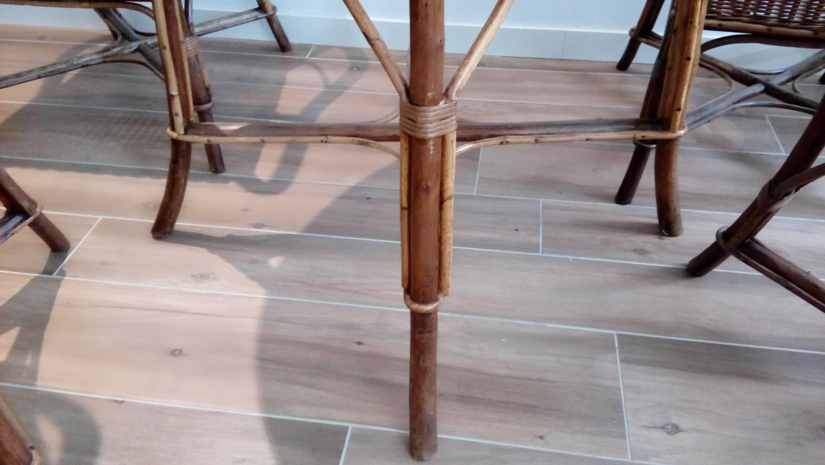 Rattan wicker garden salon rattan year 60