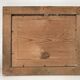 Petit miroir en bois stuqué et doré d’époque Restauration