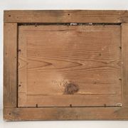 Petit miroir en bois stuqué et doré d’époque Restauration