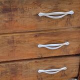 Art Deco chest of drawers from the 30s-40s in walnut 3 drawers