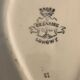 Pair of art deco raviers signed Longwy and numbered, model Gerazine