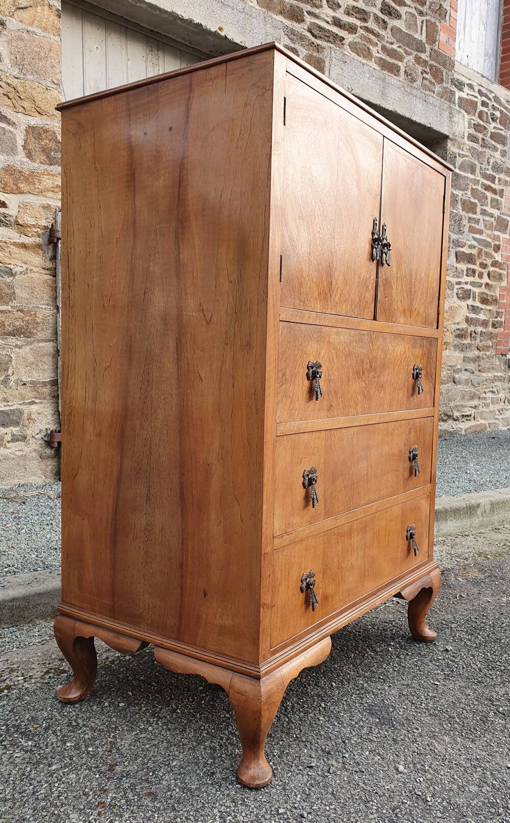 Commode drinks cabinet Robson and sons noyer 1910