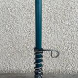 Vintage metal spring candle holder