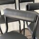 Set of 6 tubular stools with faux leather, 1970s-1980s.