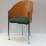 Chaise années 80 bois moulé