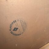 60s coffee table with pink mirror